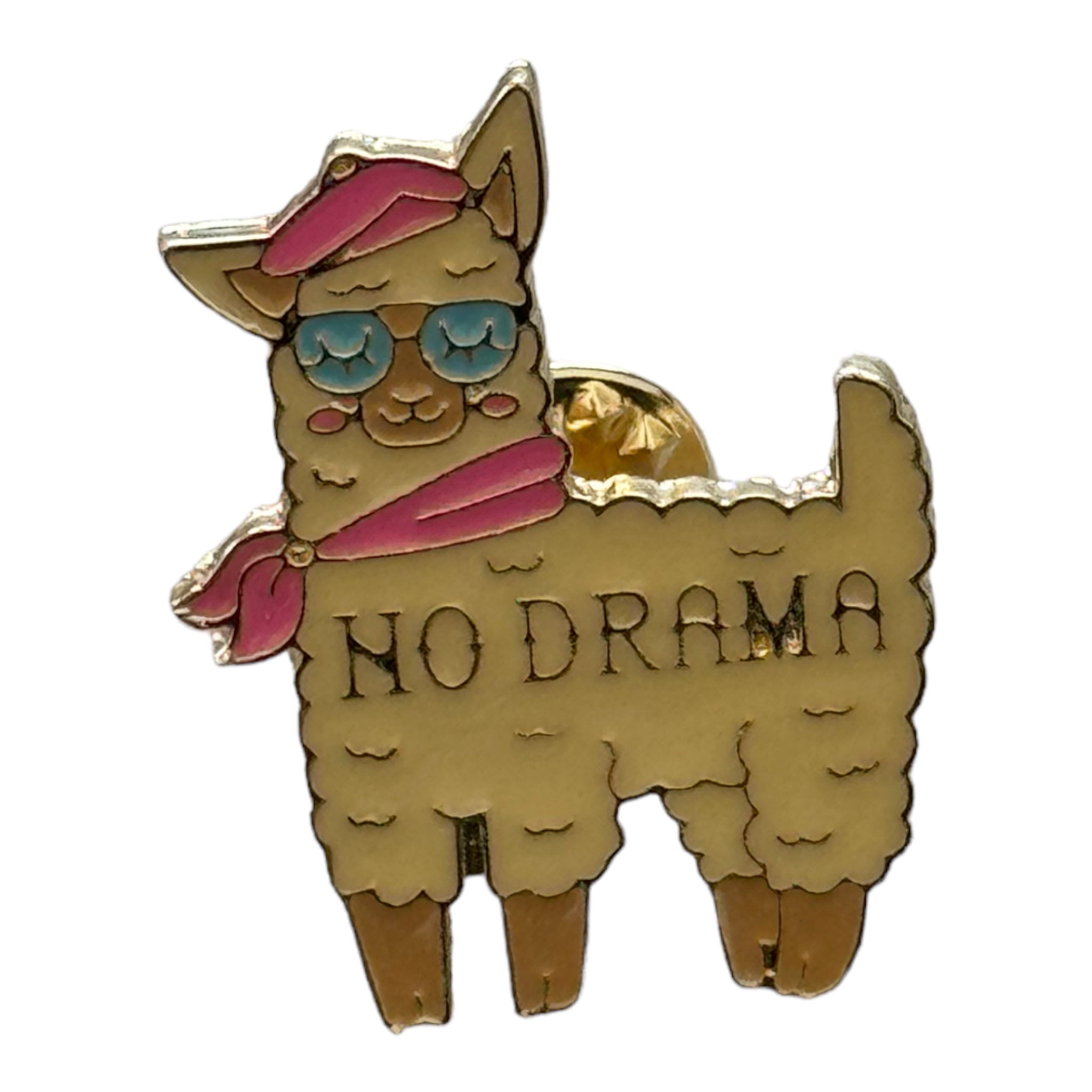 No Drama Alpaca Pin