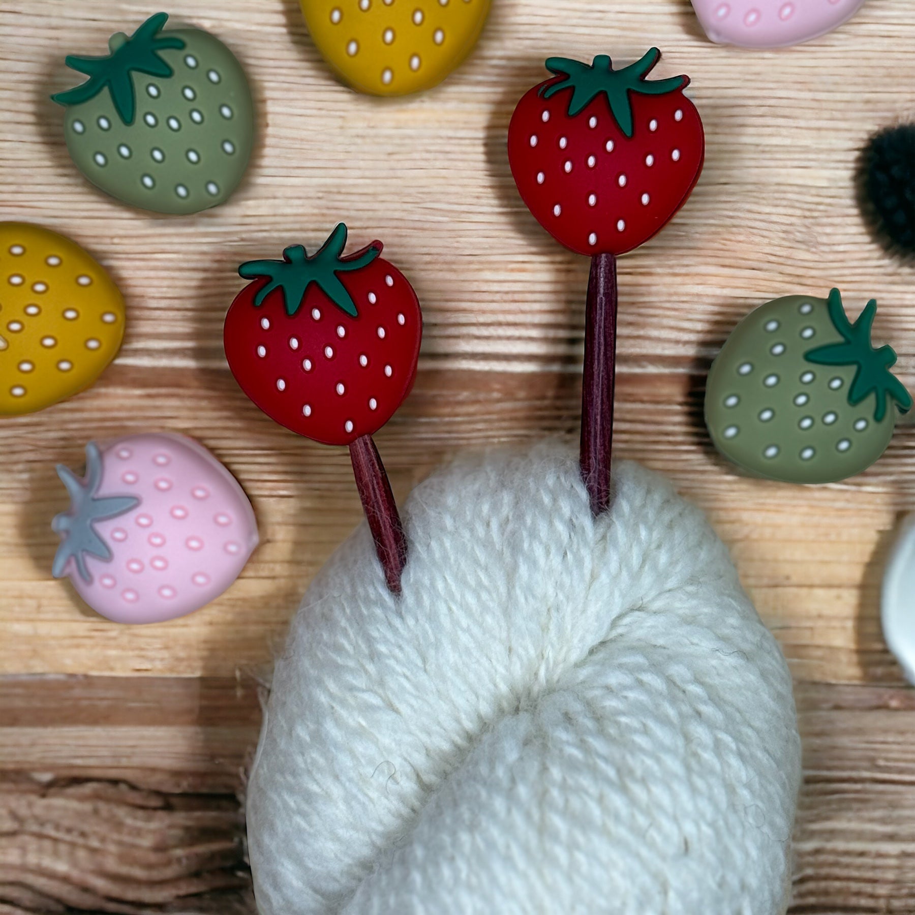 Strawberry Needle Stoppers