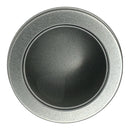 Metall Tin 2 oz silver with clear top